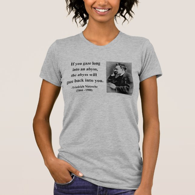 Nietzsche Quote 4b T-Shirt (Front)
