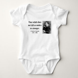 Nietzsche Quote 5b Baby Bodysuit