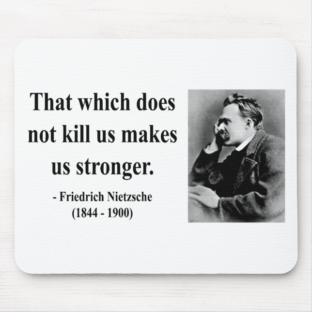 Nietzsche Quote 5b Mouse Mat (Front)