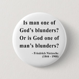 Nietzsche Quote 6a 6 Cm Round Badge