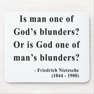 Nietzsche Quote 6a Mouse Mat