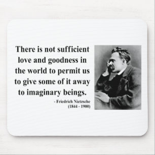 Nietzsche Quote 7b Mouse Mat
