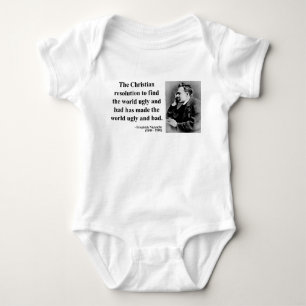 Nietzsche Quote 8b Baby Bodysuit