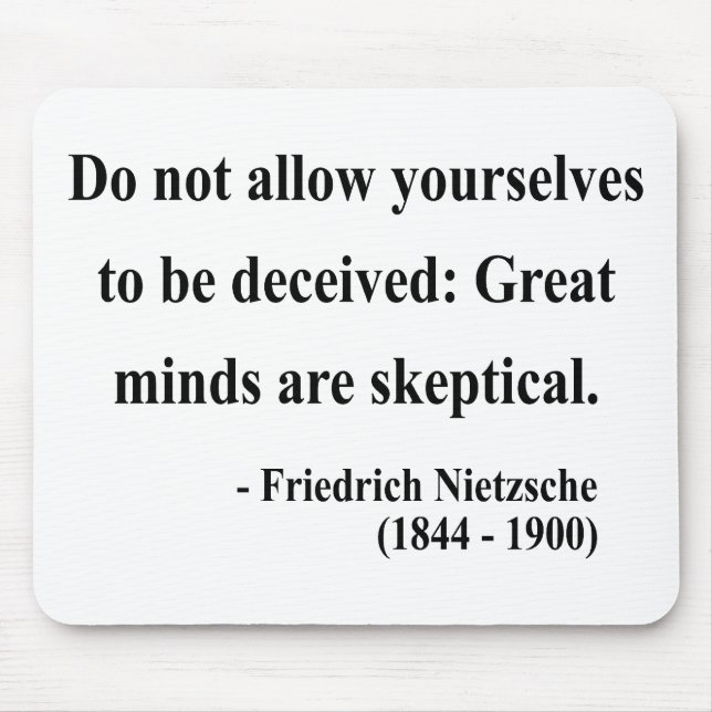 Nietzsche Quote 9a Mouse Mat (Front)