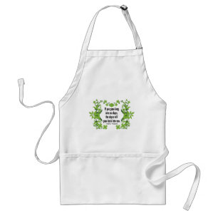 Nietzsche Quote If You Gaze Long into an Abyss Standard Apron