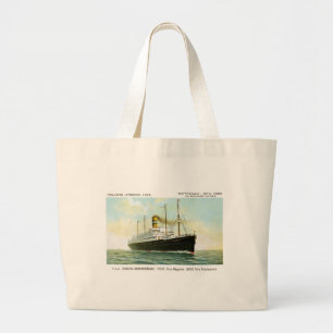 Nieuw Amsterdam of 1906 Large Tote Bag