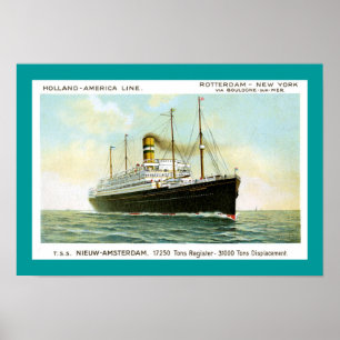 Nieuw Amsterdam of 1906 Poster