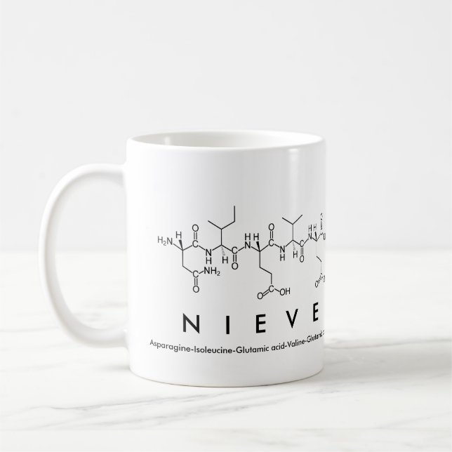 Nieve peptide name mug (Left)