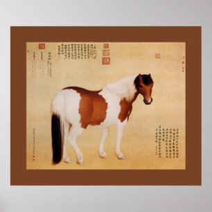 Nieyunshi ~蹑云驶~Ten Steeds ~Giuseppe Castigl Poster