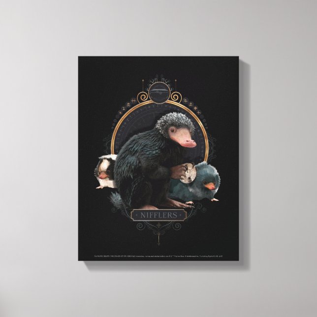 NIFFLER™s Art Nouveau Portrait Canvas Print (Front)