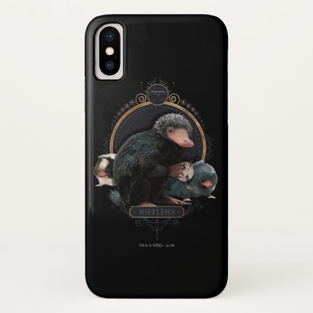 NIFFLER™s Art Nouveau Portrait Case-Mate iPhone Case (Back)