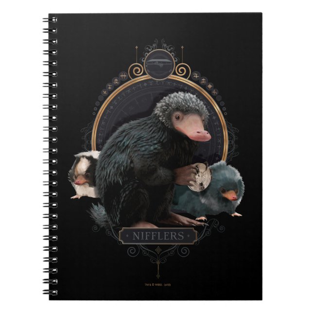 NIFFLER™s Art Nouveau Portrait Notebook (Front)