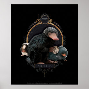NIFFLER™s Art Nouveau Portrait Poster