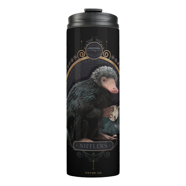 NIFFLER™s Art Nouveau Portrait Thermal Tumbler (Front)