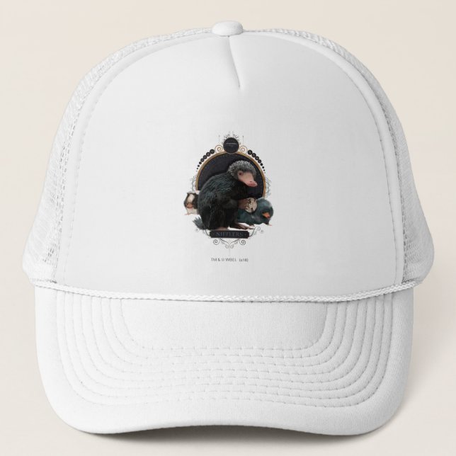 NIFFLER™s Art Nouveau Portrait Trucker Hat (Front)