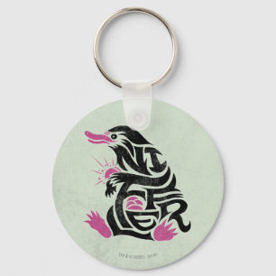 NIFFLER™ Typography Graphic Key Ring