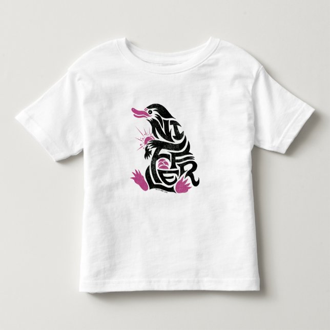 NIFFLER™ Typography Graphic Toddler T-Shirt (Front)