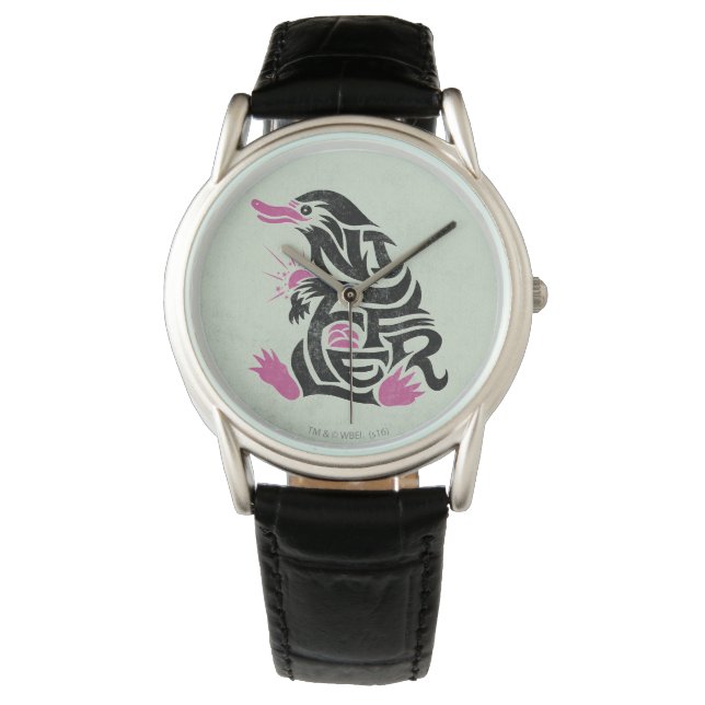 NIFFLER™ Typography Graphic Watch (Front)