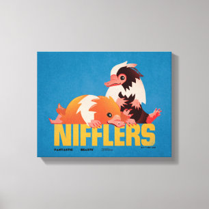 Nifflers Vintage Graphic Canvas Print