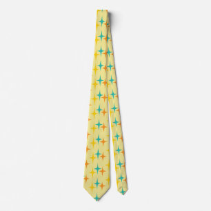Nifty Fifties Triple Star Burst Tie
