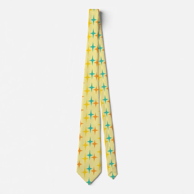Nifty Fifties Triple Star Burst Tie (Front)