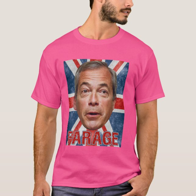 Nigel Farage - British Brexit Advocate, Leader of  T-Shirt (Front)