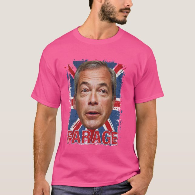 Nigel Farage - British Politician of Reform UK, Br T-Shirt (Front)
