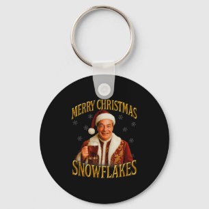 Nigel Farage Christmas Premium Tri-blend  Key Ring