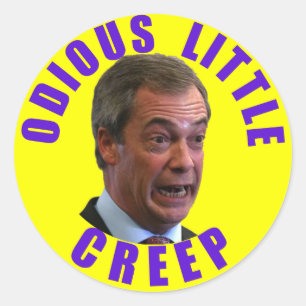 Nigel Farage Classic Round Sticker