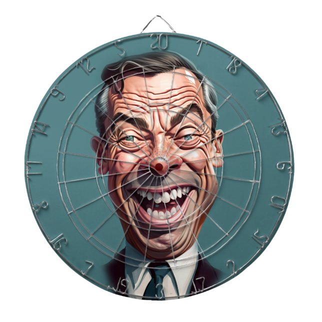 Nigel Farage Dartboard (Front)