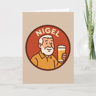 Nigel Greetings Card