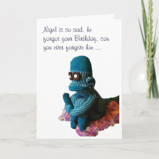 Nigel is Sad ... Holiday Card