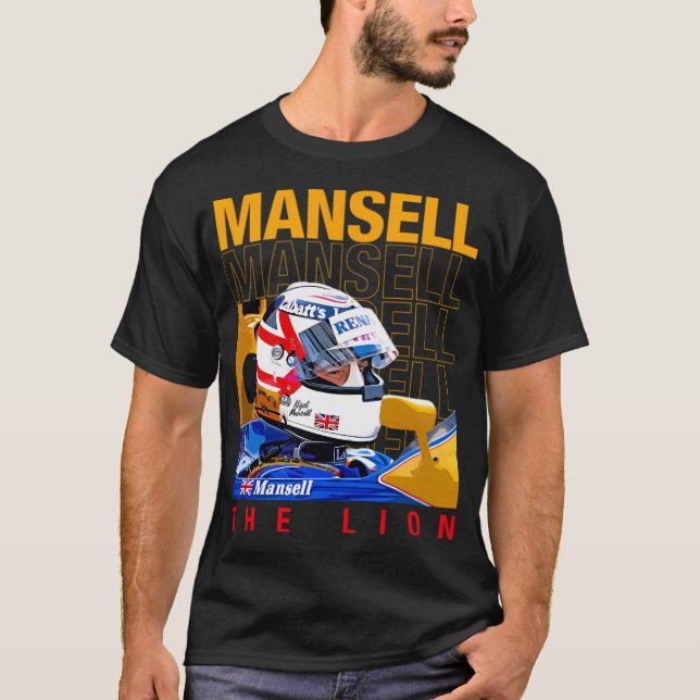 Nigel Mansell The Lion T-Shirt (Front)