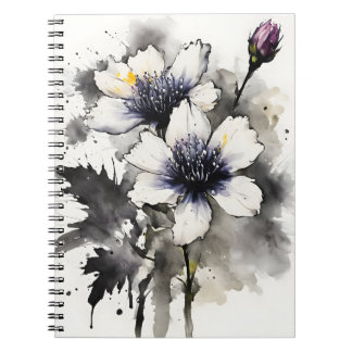 Nigella - Watercolor flowers Notebook