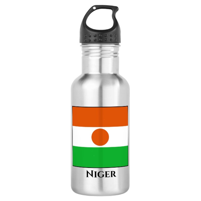 Niger Flag 532 Ml Water Bottle (Front)