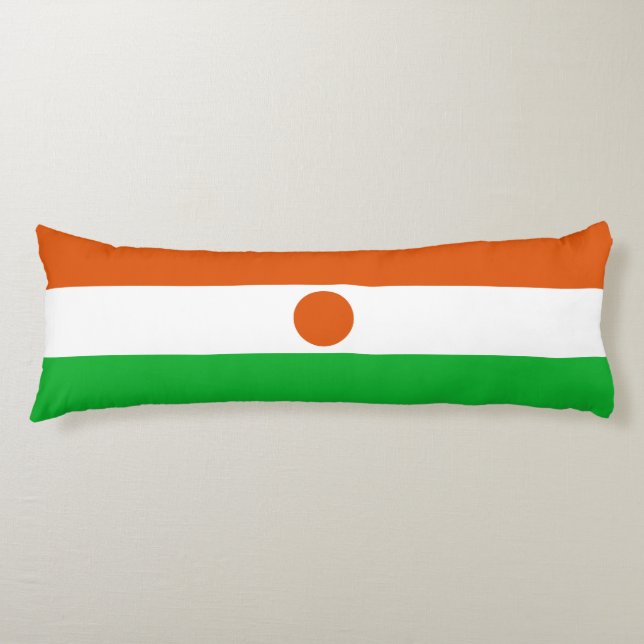 Niger Flag Body Cushion (Front)