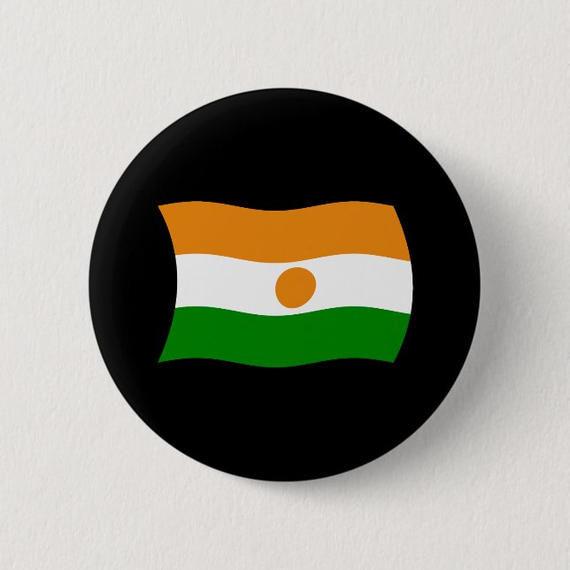 Niger Flag Button (Front)