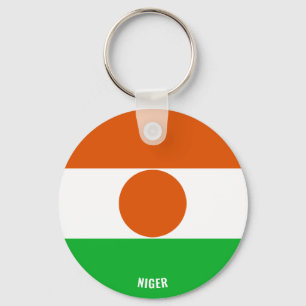 Niger Flag Charming Patriotic Key Ring