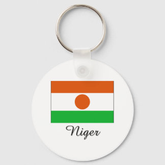 Niger Flag Design Key Ring