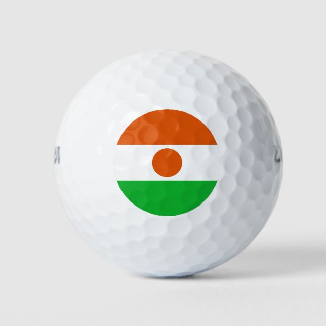 Niger Flag Golf Balls (Front)