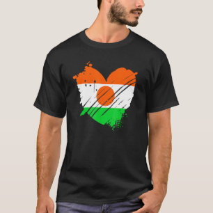 Niger Flag I Love Niger It Is In My Dna For Nigrer T-Shirt
