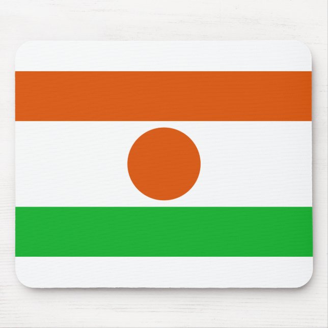 Niger Flag Mouse Mat (Front)