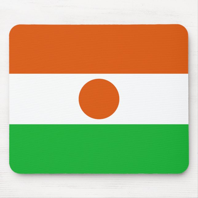 Niger Flag Mouse Mat (Front)