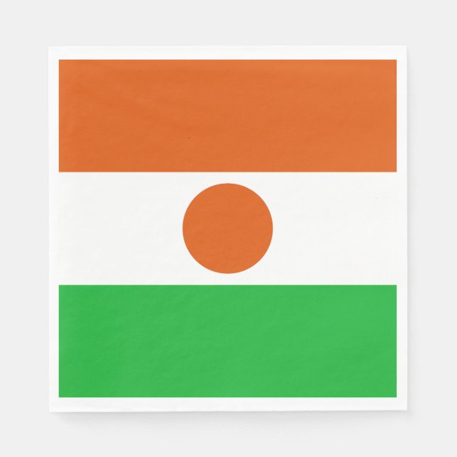 Niger Flag Napkin (Front)