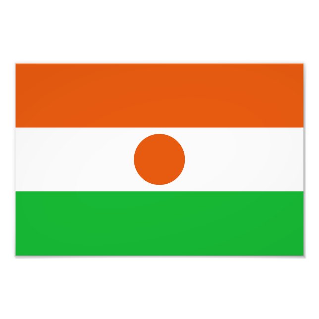 Niger Flag Photo Print (Front)