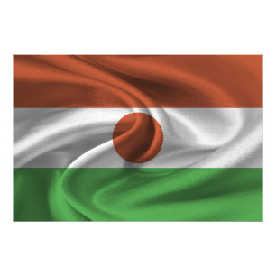 Niger Flag Photo Print