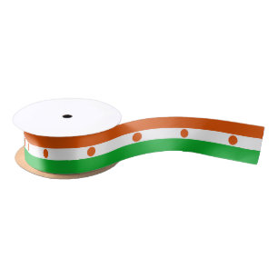 Niger Flag Satin Ribbon