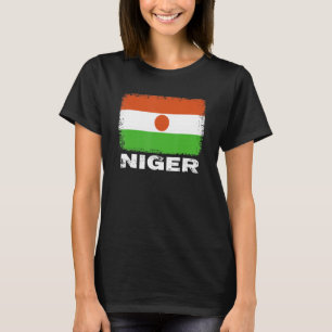 Niger Flag   Support Nigerien People Women Men   T-Shirt