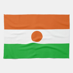 Niger Flag Tea Towel