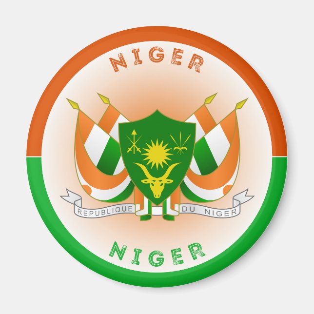 Niger Heritage Emblem Magnet (Front)
